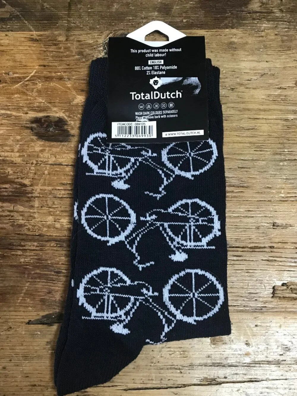 Total Dutch Women's Bicycle Print Socks